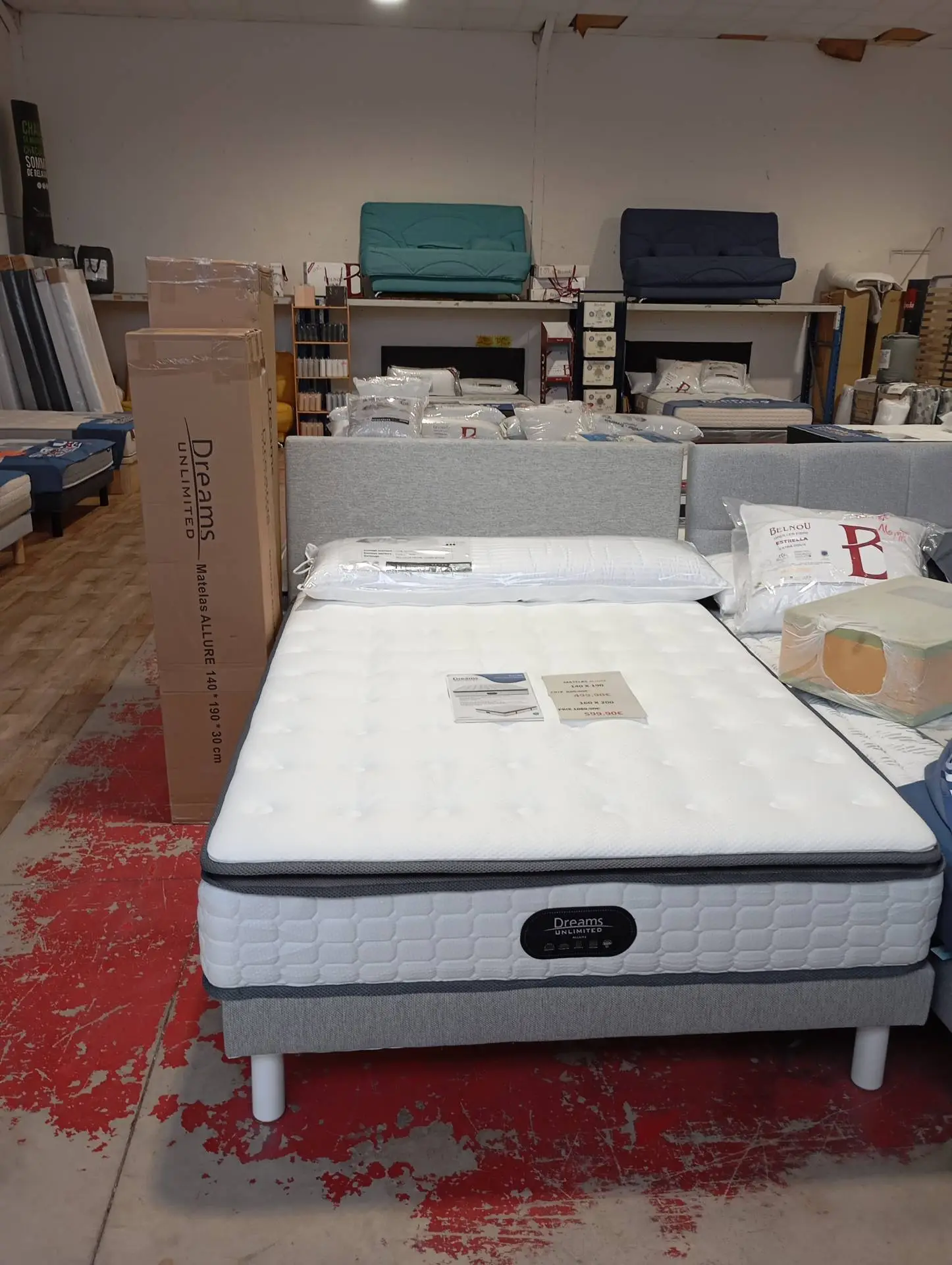 MATELAS RESSORT ENSACHES - site Surplus Habitat 34