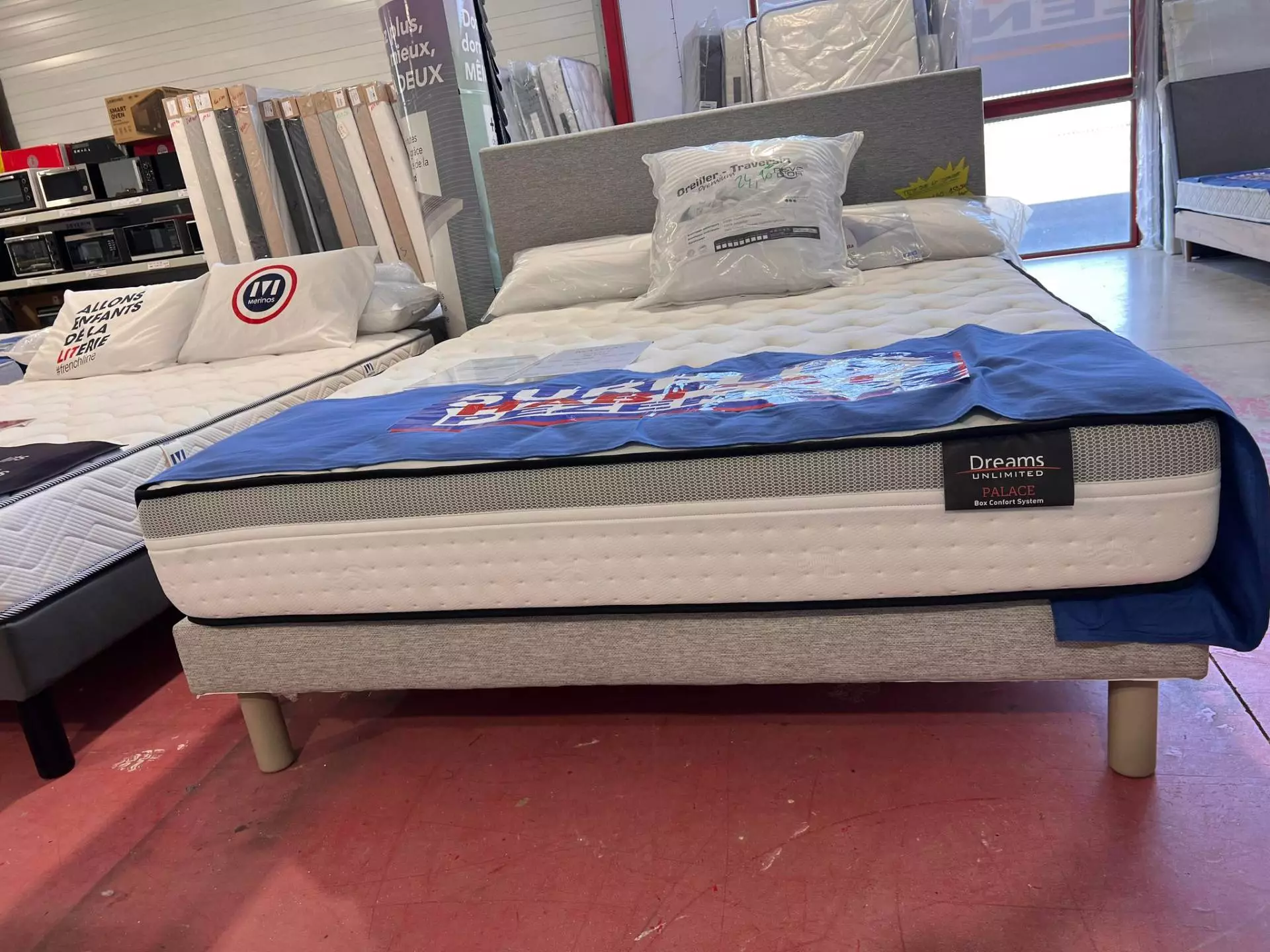 MATELAS DOUBLE FACE A RESSORTS ENSACHES AVEC FACE SOFT - site Surplus Habitat 34