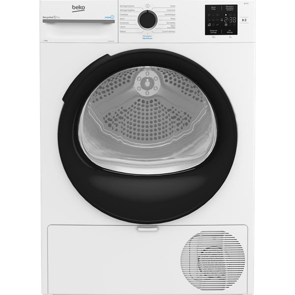 SECHE LINGE A CONDENSATION PAR POMPE A CHALEUR 8 kg BEKO D3H18D93W