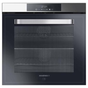 FOUR ENCASTRABLE ROSIERES RFDC73S/E DOUBLE CAVITE PYRO INOX